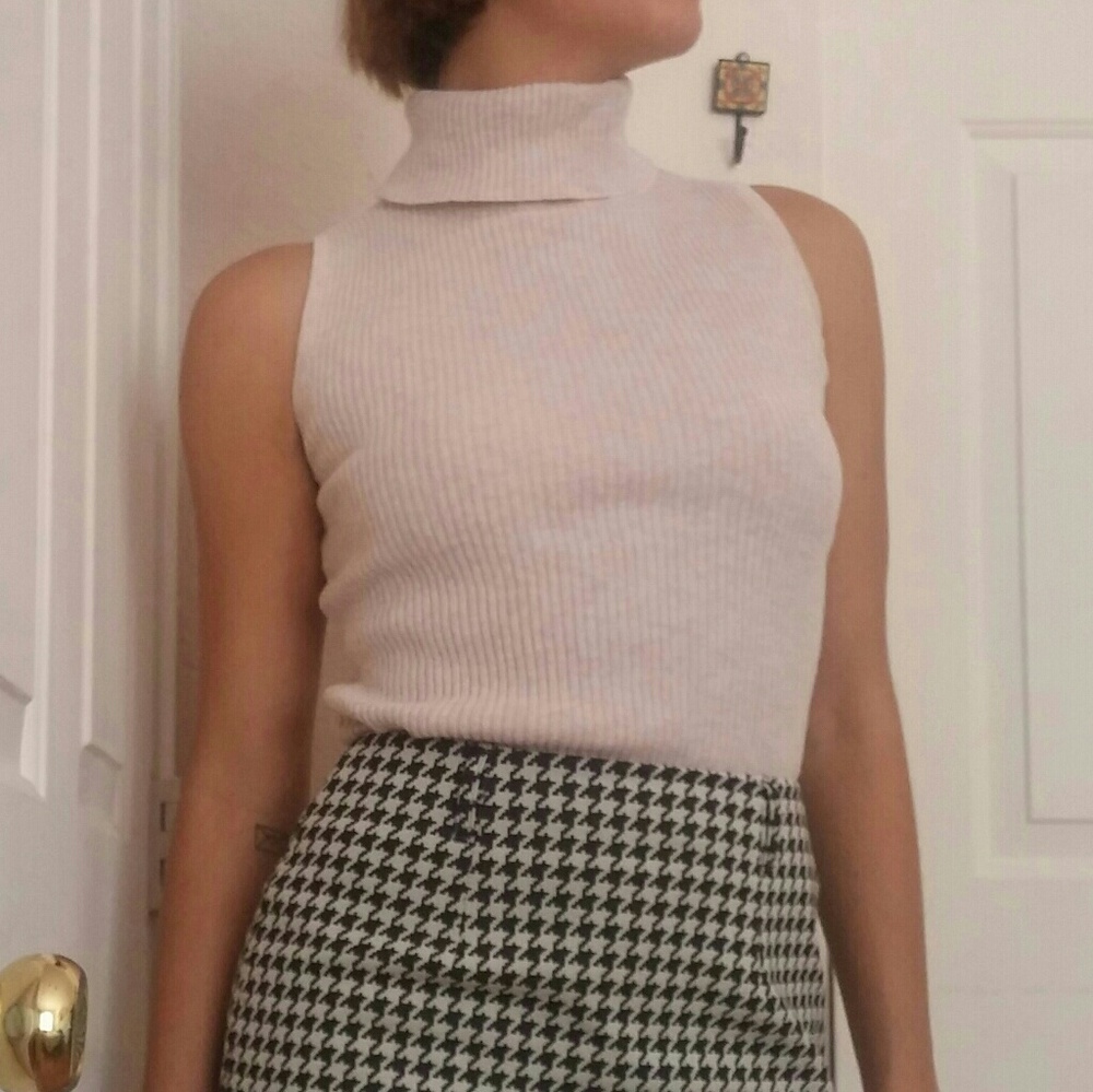 Great American Sweater Co. Sleeveless Turtleneck